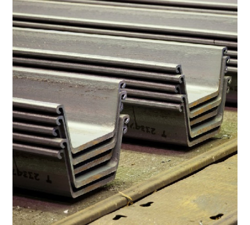 Шпунты Ларсена в Полоцке для строительства и укрепления