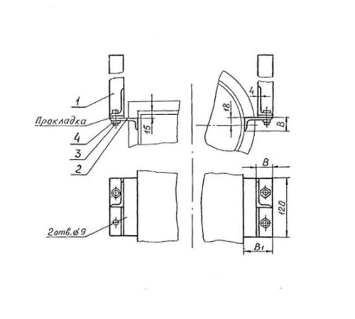 Подвески судовых трубопроводов Тип 4 в Полоцке
