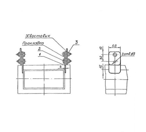 Подвески судовых трубопроводов Тип 3 в Полоцке
