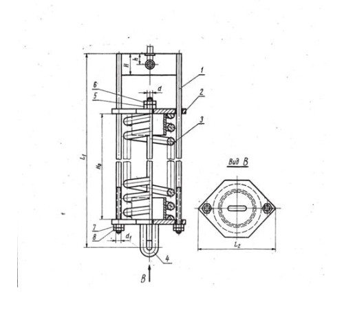 Блоки пружин подвесок стальных трубопроводов в Полоцке