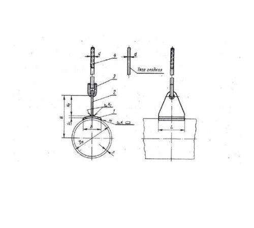 Блоки приварные с накладкой подвесок трубопроводов в Полоцке