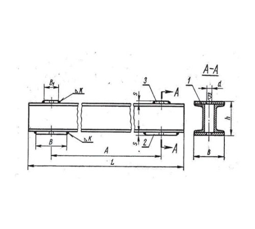 Балки опорных подвесок трубопроводов в Полоцке