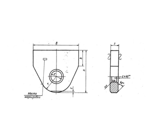 Проушины подвесок стальных трубопроводов в Полоцке