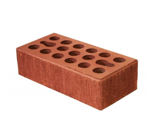 Облицовочные керамические пустотелые рифленые кирпичи в Полоцке