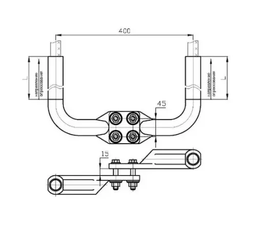 Аппаратные зажимы типа 2А4А в Полоцке для ЛЭП
