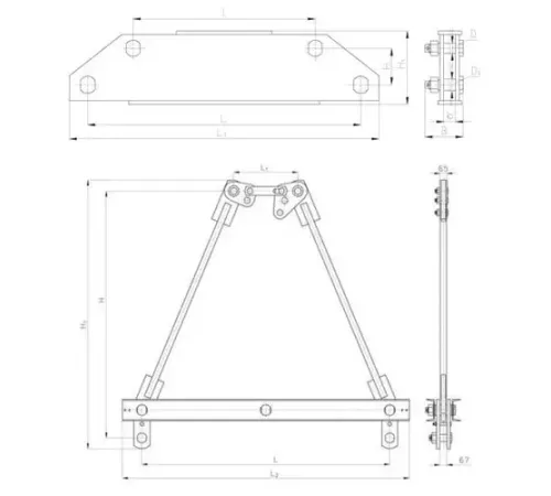 Коромысла типа 2КД2 в Полоцке для воздушных ЛЭП