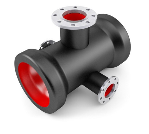 Кресты чугунные фланец-раструб с пожарной подставкой в Полоцке