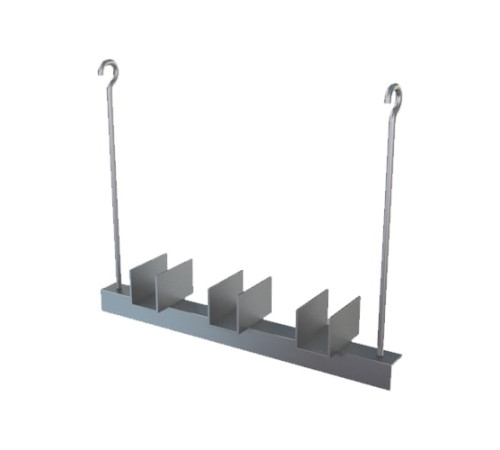 Подвески трех труб с изоляцией в Полоцке