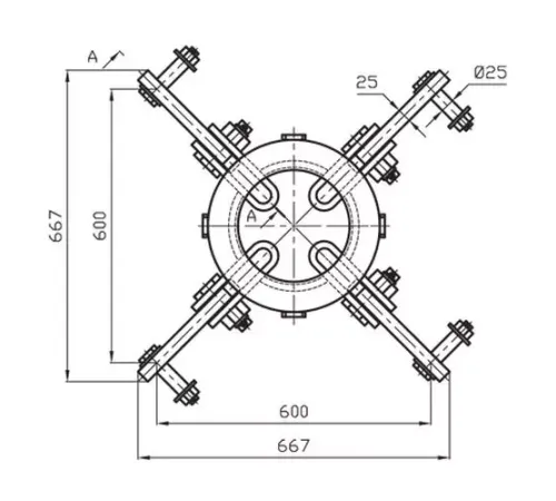 Коромысла лучевые типа КЛ в Полоцке для ЛЭП