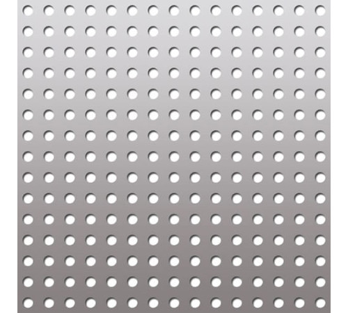 Перфорированные листы RV с круглыми отверстиями 1х2 м в Полоцке