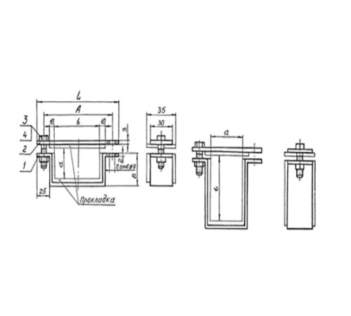 Подвески судовых трубопроводов Тип 9 в Полоцке