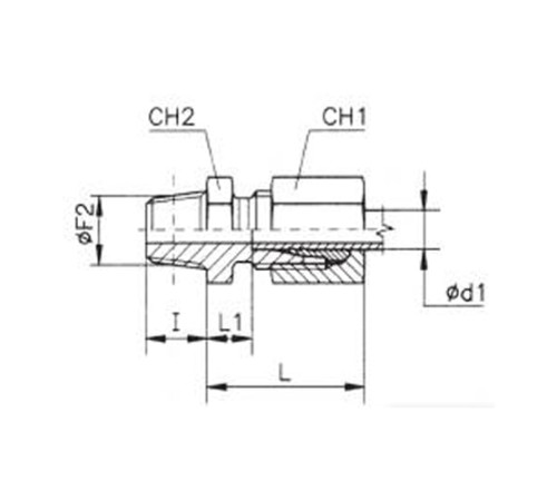 Штуцеры ввертные с конической резьбой TN93 в Полоцке