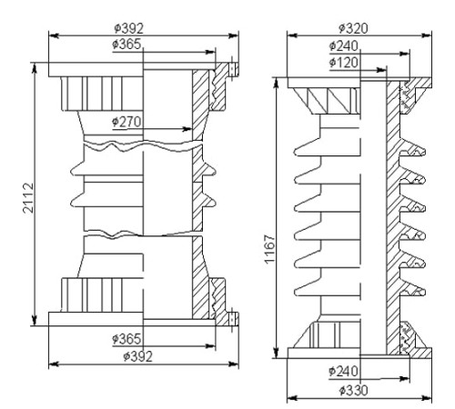Армированные покрышки ПВМО для выключателей в Полоцке