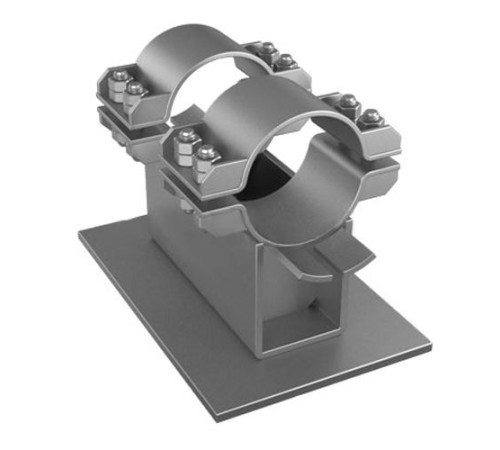 Хомутовые направляющие опоры для труб в Полоцке