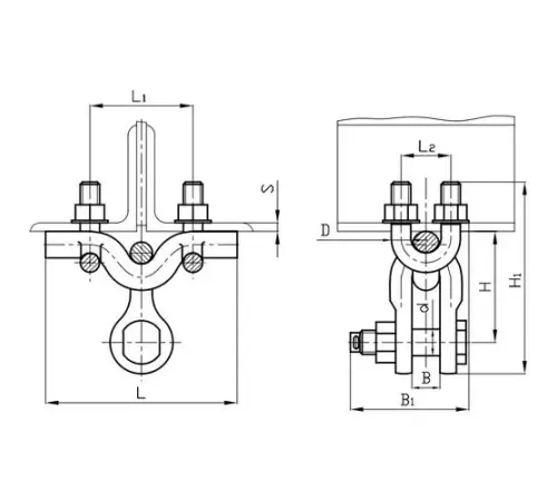 Узлы крепления типа КГ для ЛЭП в Полоцке