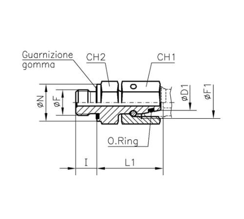 Штуцеры ввертные с уплотнением TN426 M в Полоцке