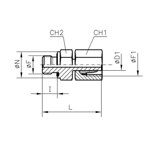 Штуцеры ввертные с уплотнением TN126 GG-M в Полоцке
