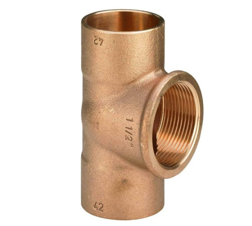 Медные резьбовые тройники в Полоцке для трубопроводов