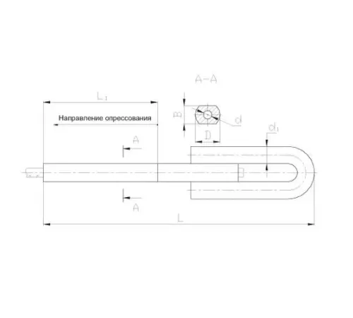 Натяжные прессуемые зажимы типа НС в Полоцке