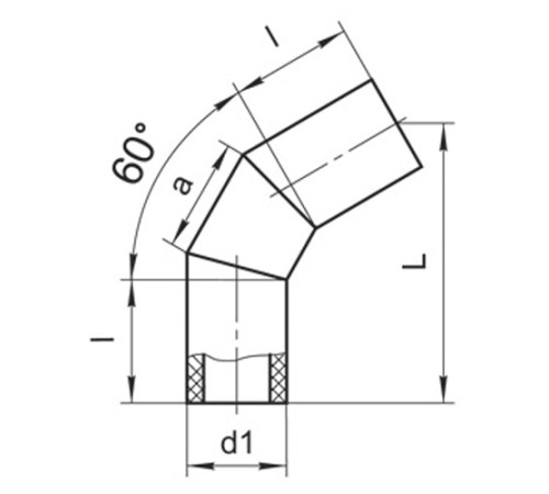 Оболочки на теплоизоляционные отводы 60° в Полоцке