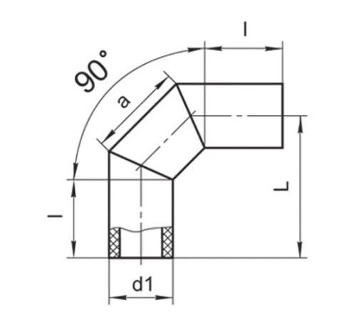Оболочки на теплоизоляционные отводы 90° в Полоцке