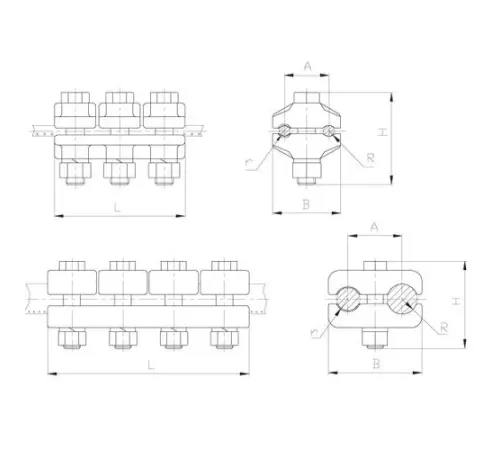 Плашечные зажимы типа ПАМ в Полоцке и Беларуси