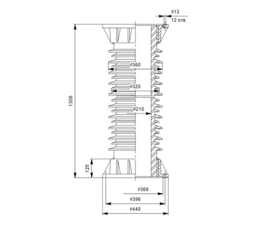 Фарфоровые армированные покрышки ПКДА для конденсаторов в Полоцке
