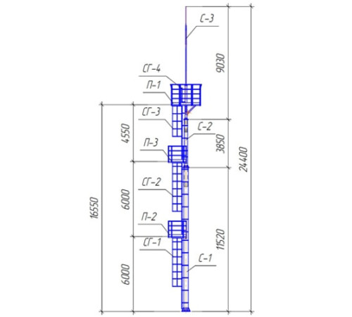 Прожекторные мачты в Полоцке для юридических лиц