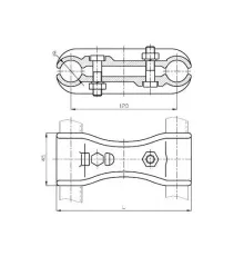 Распорки дистанционные типа Р для подстанций