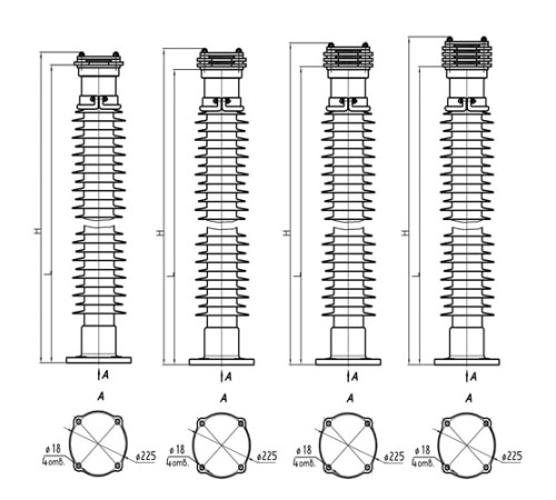 Шинные опоры ШО 110-132 кВ в Полоцке для юрлиц
