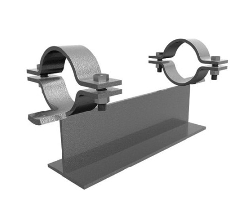 Тавровые хомутовые неподвижные опоры в Полоцке