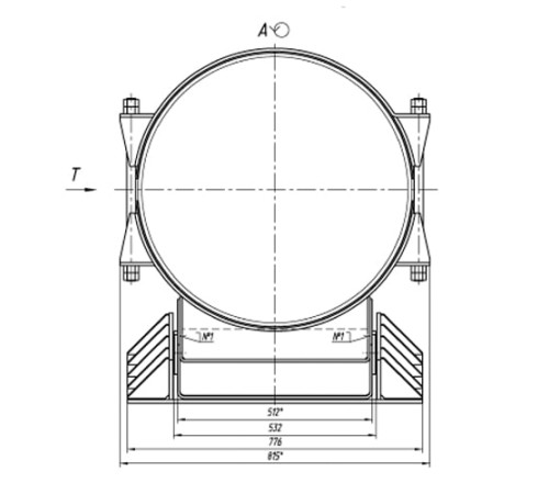 Опоры ТПР.08.13.00.000 в Полоцке для трубопроводов