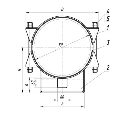 Опоры ТПР.14.45.00.000 в Полоцке для трубопроводов