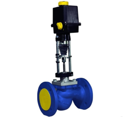 Запорные фланцевые вентили-клапаны с электроприводом в Полоцке